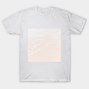 SCENERY 49 - White Beach Sand Clear Sea Water Coast T-Shirt